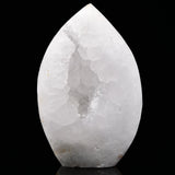 Geoda de cuarzo natural de JIC Gem, talla 3-6 pulgadas, ideal para decoración y meditación.