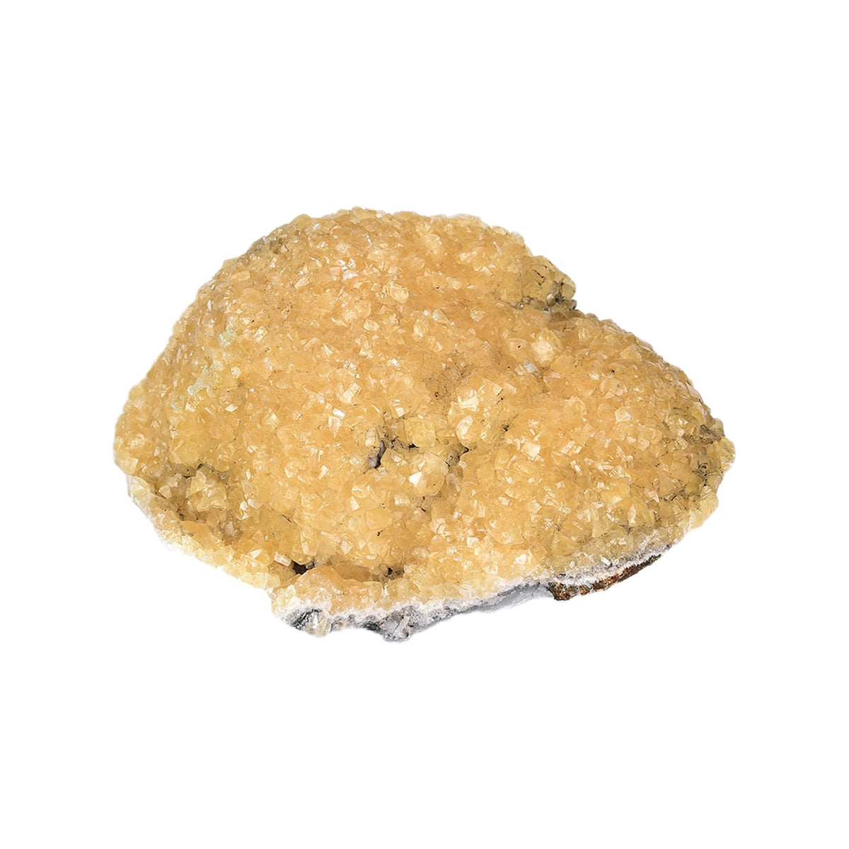 Geoda de cuarzo amarillo de JIC Gem, ideal para decoración hogareña y luz suave.