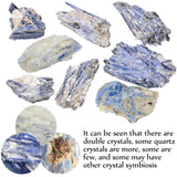 JIC Gem cianita azul cruda, pieza decorativa para crear ambiente relajante en el hogar.