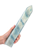 JIC Gem obelisco trolleita con punta de 6 facetas para equilibrio emocional