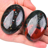 Piedra palma África de JIC Gem, tono natural suave para la ansiedad.