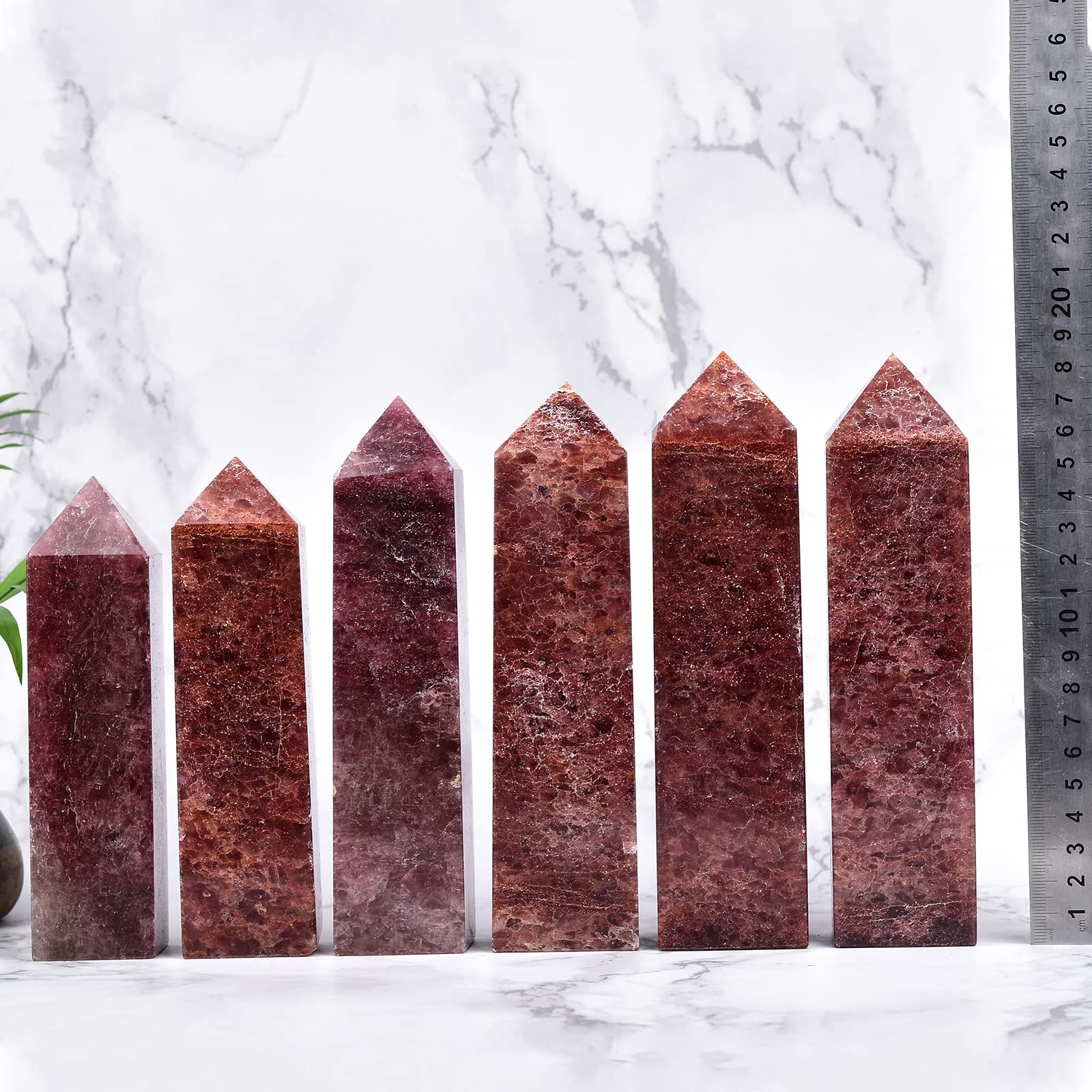 Punta JIC Gem cristal fresa roja, ideal para regalos elegantes.