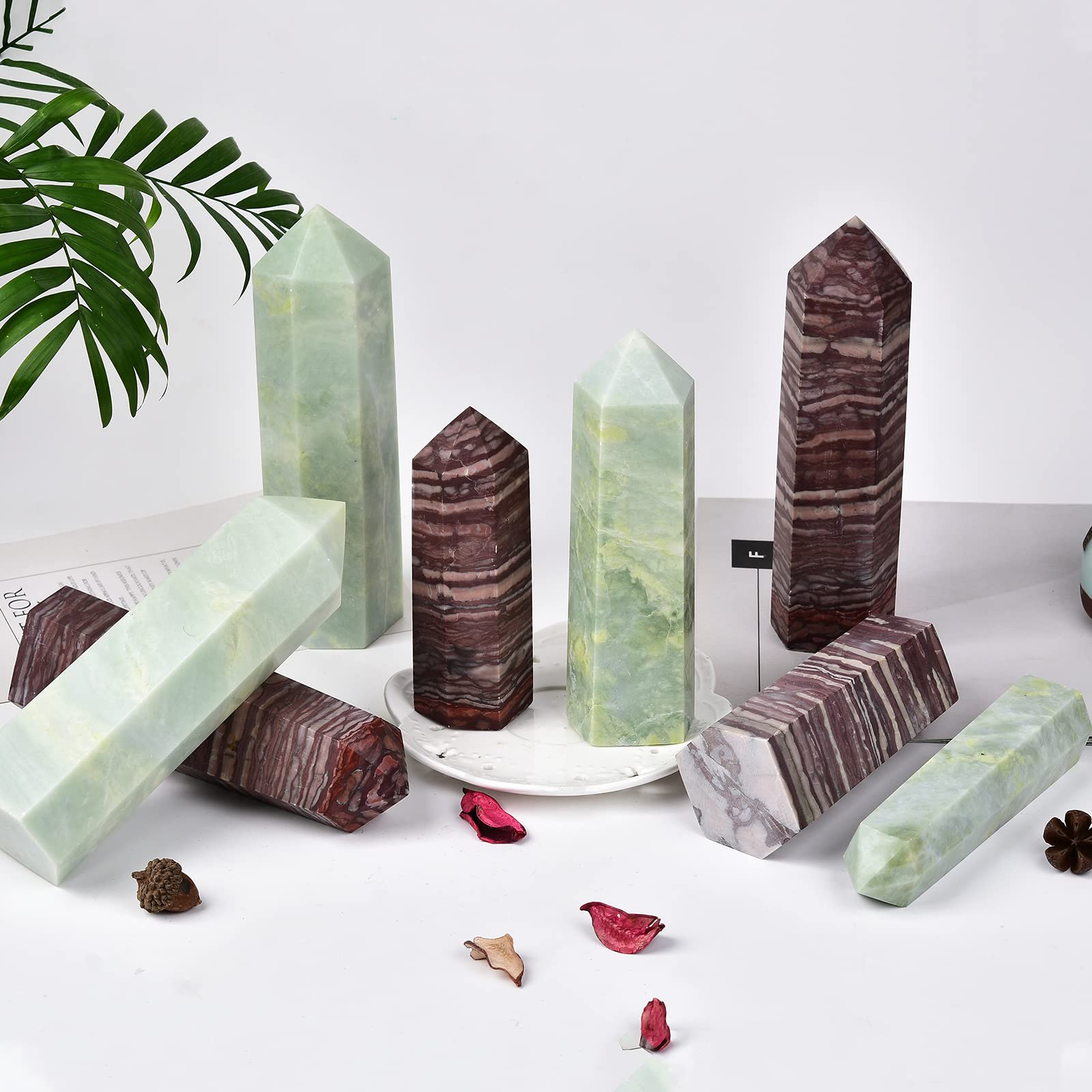 JIC Gem regalo perfecto, cristal rojo zebra para coleccionistas