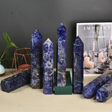 JIC Gem regalo de cristal sodalita azul para coleccionistas