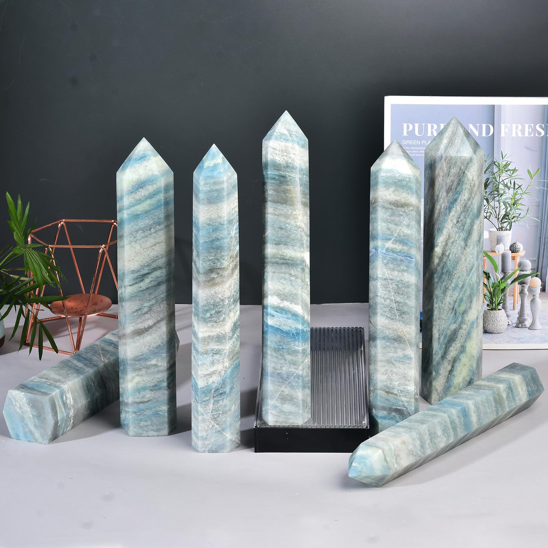 JIC Gem Regalo ideal de cristal Trolleita para principiantes.