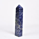 Pieza de sodalita azul de JIC Gem para equilibrio emocional y decoración.