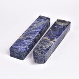 Pieza de sodalita azul para rejillas energéticas de JIC Gem.