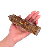 JIC Gem torre obelisco dorado de jade seda para decoración y energía calmante.