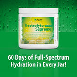 Jigsaw Health Electrolyte Supreme, polvo que se disuelve en agua para hidratación rápida.