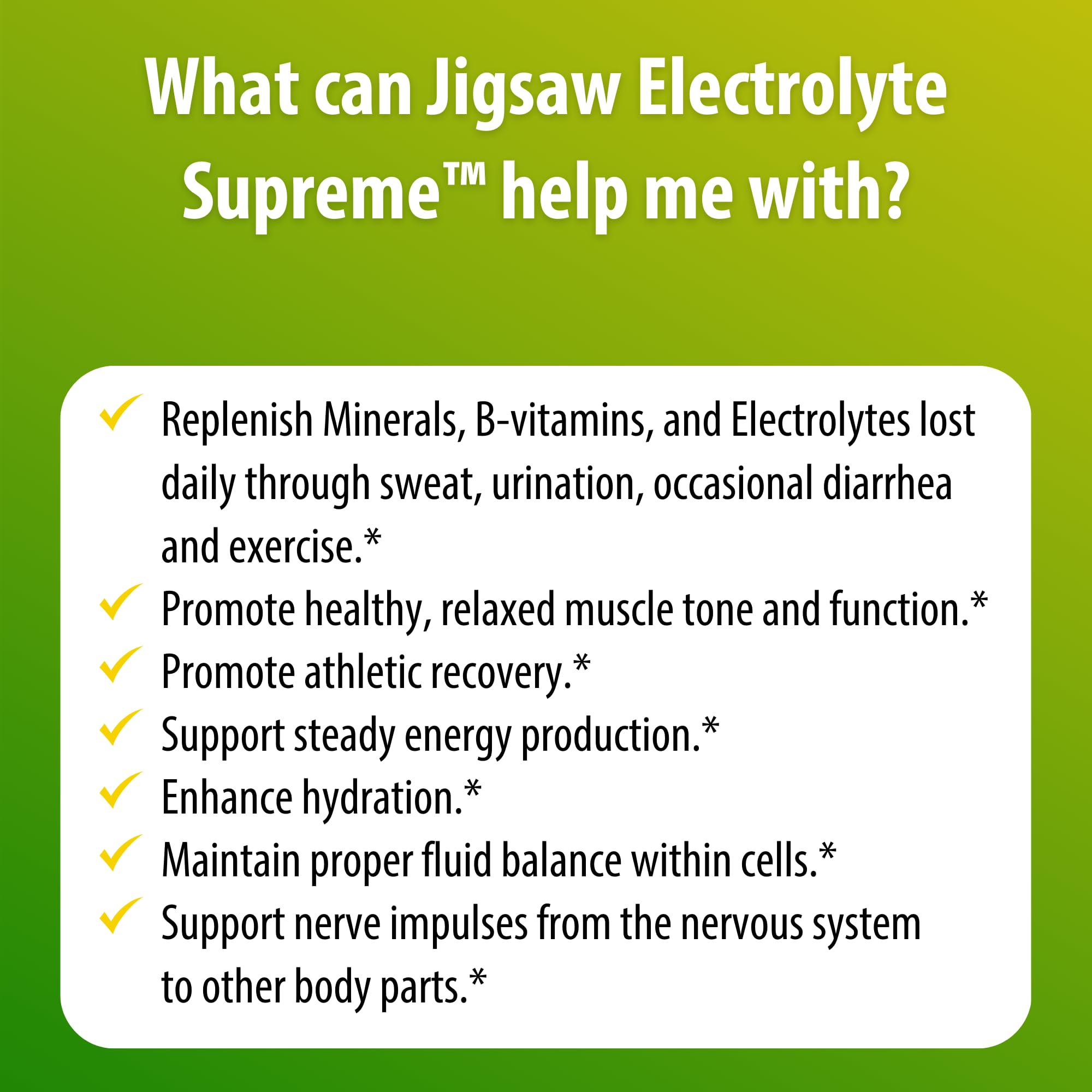 Jigsaw Health Electrolyte Supreme, opción sin azúcar y apta para Keto.