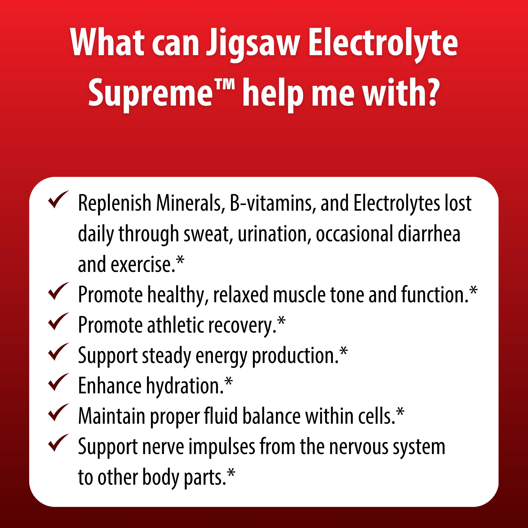 Jigsaw Health Electrolito Supremo envase práctico para la cocina.