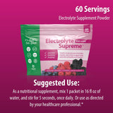 Electrolito Supremo de Jigsaw Health, porciones fáciles de abrir, ideal para rutinas de hidratación en casa.