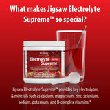 Jigsaw Health Electrolito Supremo ofrece tres sabores disponibles para la familia.