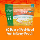 Jigsaw Health Potassium Cocktail mezcla en vaso, sabor cítrico para entrenamientos.
