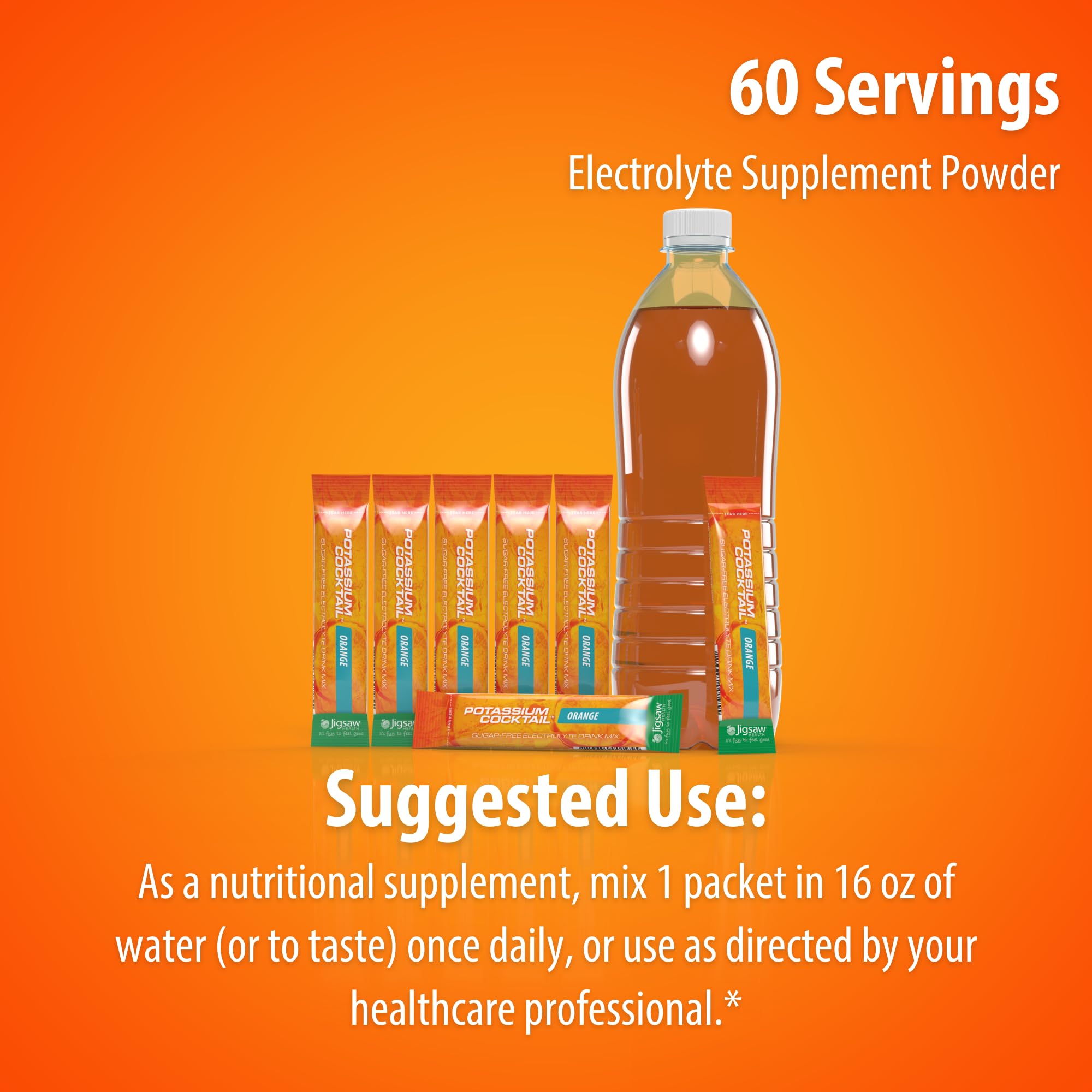 Jigsaw Health Potassium Cocktail envase, promoviendo hidratación y rendimiento sostenido.