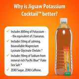 Jigsaw Health Potassium Cocktail sabor naranja, opción refrescante para entrenamientos.