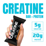 JiMMYBAR! barra de creatina y proteína con energía de alimentos reales.