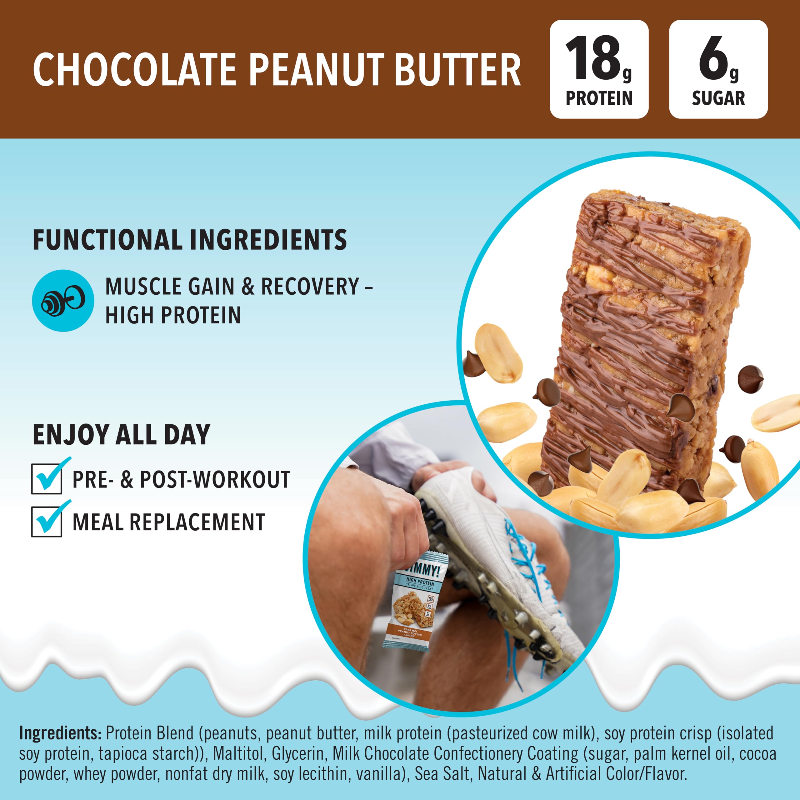 JiMMYBAR cobertura de chocolate a mano, snack premium para cualquier momento.