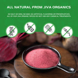 Etiqueta de Jiva Organics muestra origen orgánico y ausencia de OGM