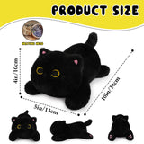 Gato negro de JIZWPOOM, listo para enfriar y ofrecer confort