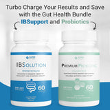 Cápsulas de IBSolution en primer plano, fácil de tragar y beneficios digestivos.