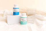 Mezcla de ingredientes naturales de IBSolution para el equilibrio digestivo.