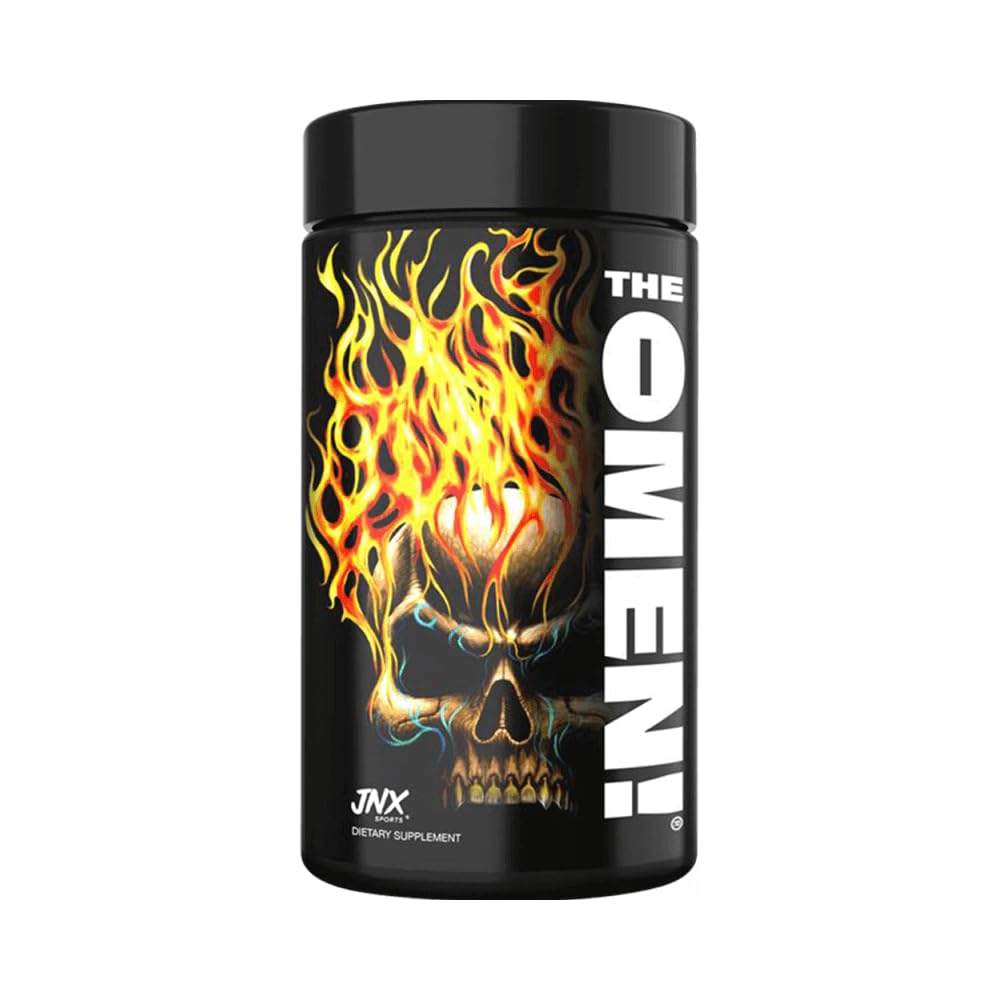 The Omen! contiene cafeína anhidra para impulso de concentración y rendimiento.