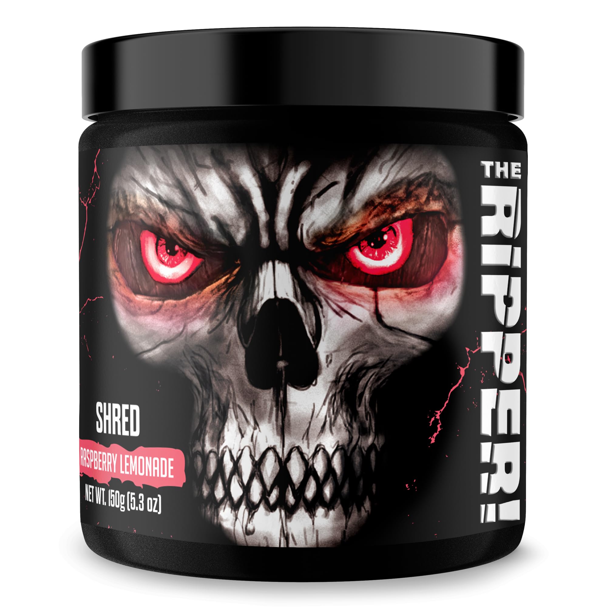 JNX SPORTS The Ripper, botella frambuesa-limonada: impulso de energía para entrenamientos.