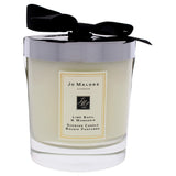 Vela Jo Malone Lima, albahaca y mandarina, detalle de cera, aroma elegante