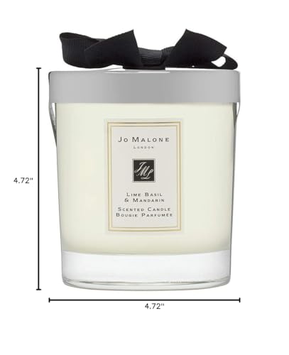Vela Jo Malone Lima, albahaca y mandarina, presentación premium para regalo especial