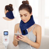 JOBYNA calentador de cuello azul marino, diseño ergonómico para uso diario.