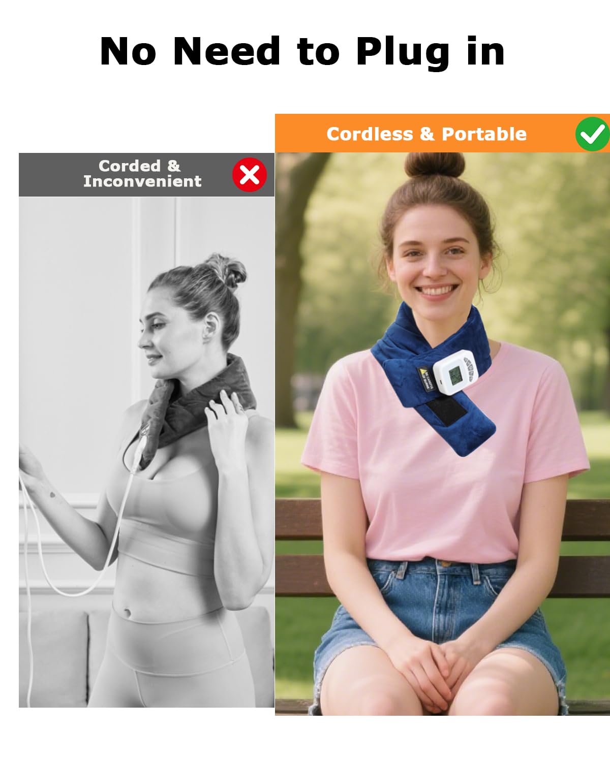 JOBYNA diseño contorneado que se adapta al cuello.