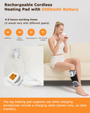 JOBYNA Temperatura ajustable 104-140℉ para calor reconfortante.