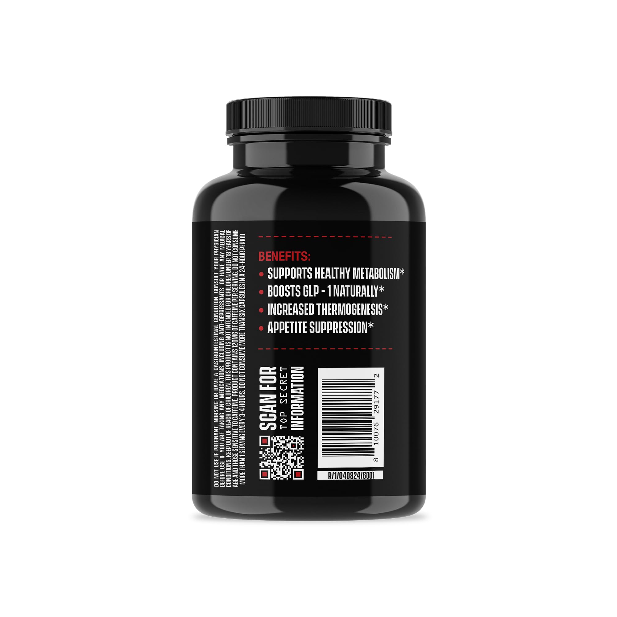 Botella Jocko Fuel Burner de 90 cápsulas para 30 días.