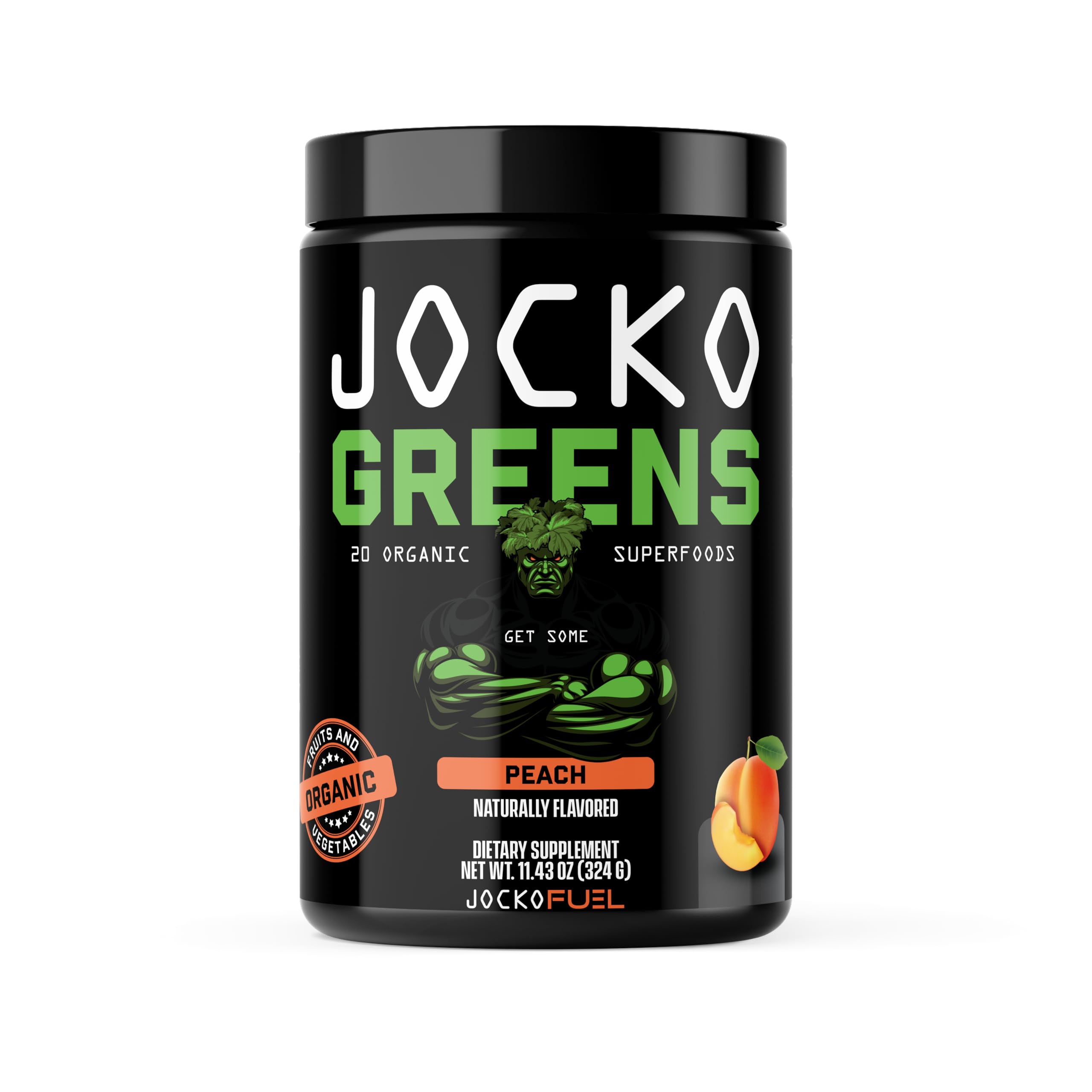Jocko Fuel Daily Greens en lata para iniciar el día con verdor.