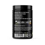 Jocko Fuel Daily Greens Powder label-closeup showing transparent ingredient list for informed nutrition