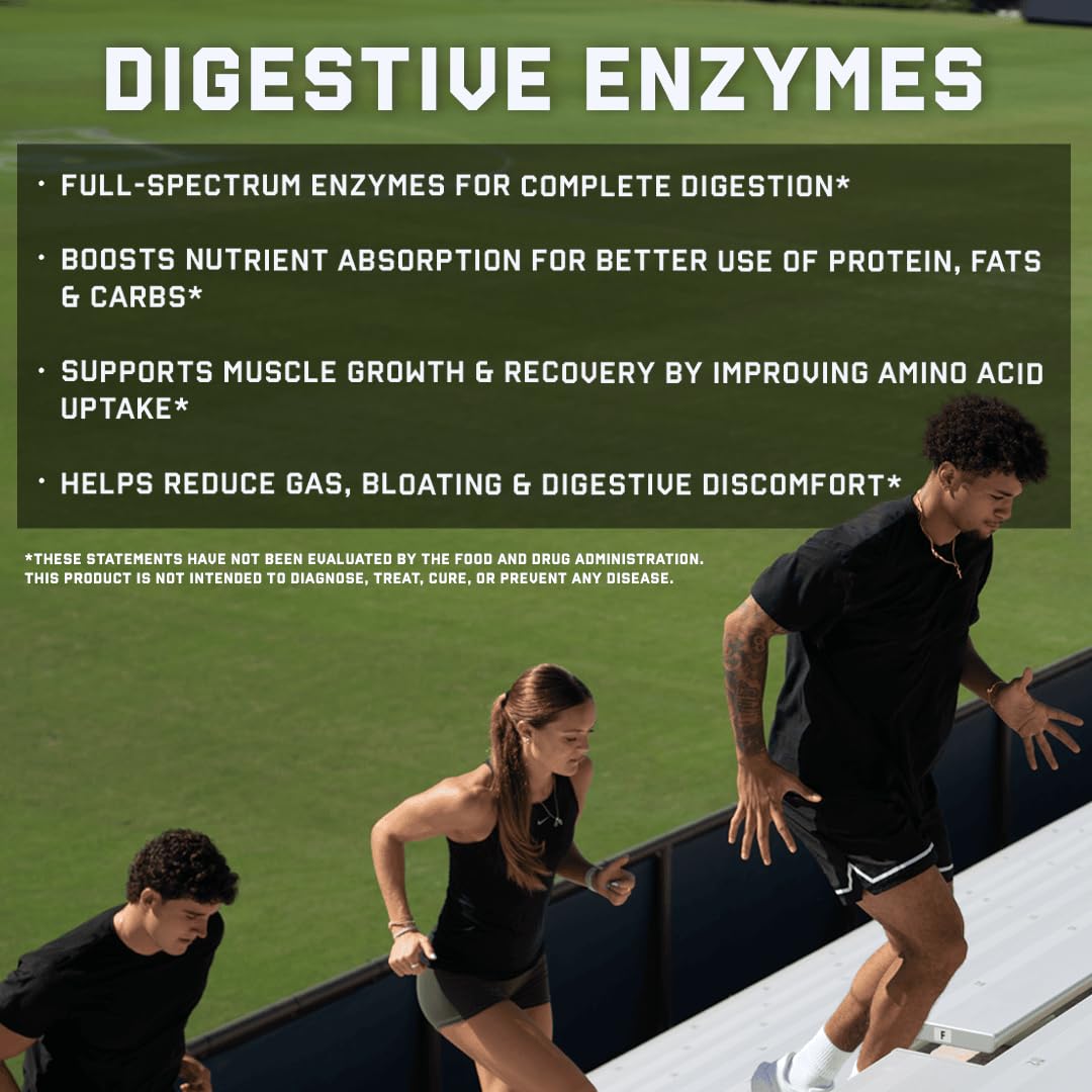 Uso en gimnasio: Enzimas digestivas para comidas ricas en proteína