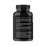 Etiqueta de Jocko Fuel Enzimas Digestivas destacando fórmula de espectro completo