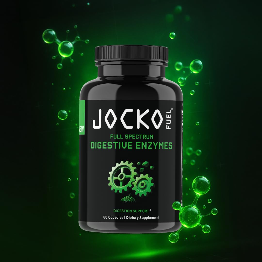 Enzimas digestivas de Jocko Fuel para comodidad estomacal tras comidas abundantes