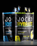Escena de entrenamiento con bebida hidratante Jocko Fuel Frambuesa Azul