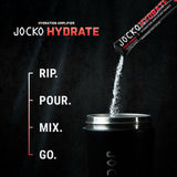 Jocko Fuel Hydrate: sabor Fruta Punch con bajo azúcar.