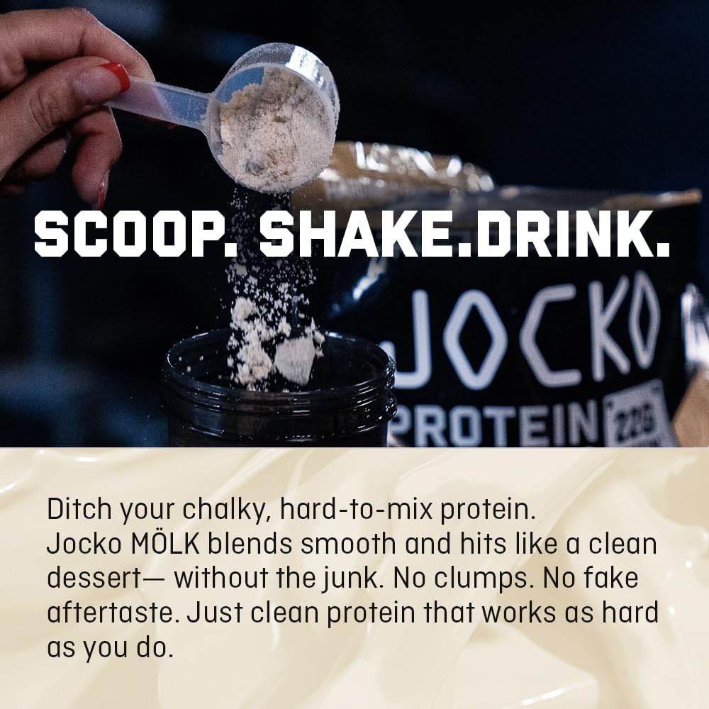 Aminoácidos en Jocko Mölk para crecimiento muscular