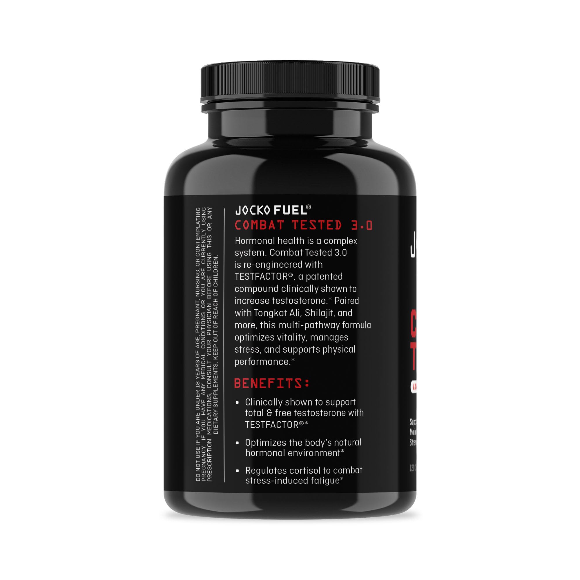 Jocko Fuel Potenciador para Hombres, ingrediente shilajit, vitalidad y resistencia potencial.