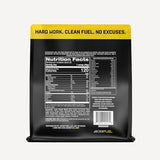 Etiqueta frontal de Jocko Fuel Whey Protein Banana Cream, sabor cremoso.