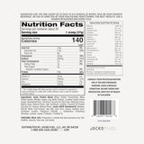Muestra de proteína Jocko Fuel para preparación rápida de entrenamientos.
