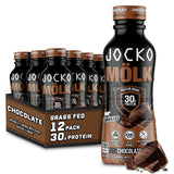 Jocko Mölk, bote de chocolate de doce onzas, proteína lista para tomar.
