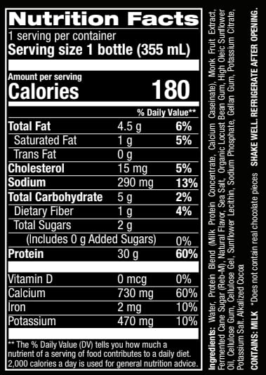 Etiqueta nutricional de Jocko Mölk para decisiones informadas.