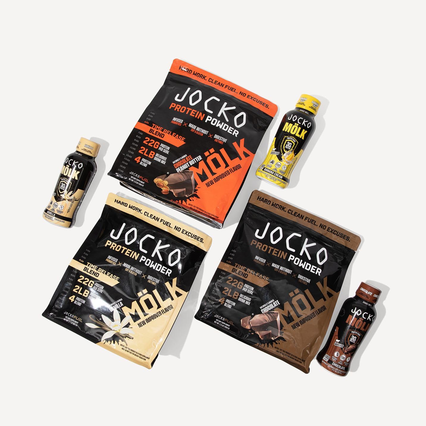 Merienda para llevar con Jocko Mölk chocolate para cualquier momento.
