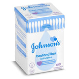 Johnson's Baby - hisopos de algodón para limpieza suave de ojos y maquillaje