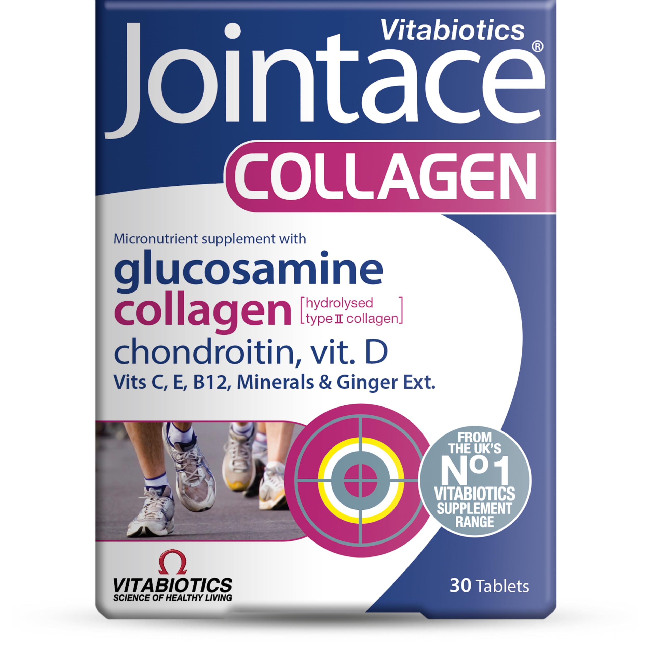 Jointace: botella de cápsulas lista para su uso diario.